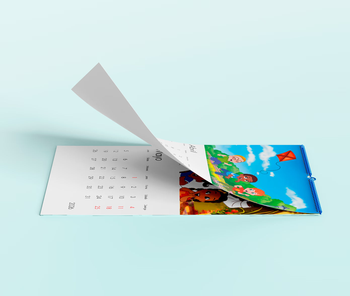 Calendario personalizado familiar 2026